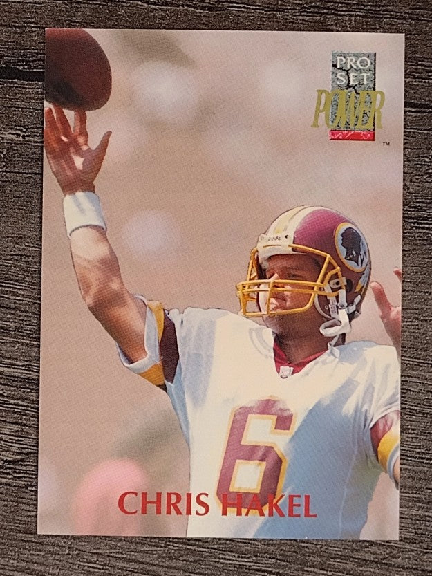 1992 Power #298 Chris Hakel RC