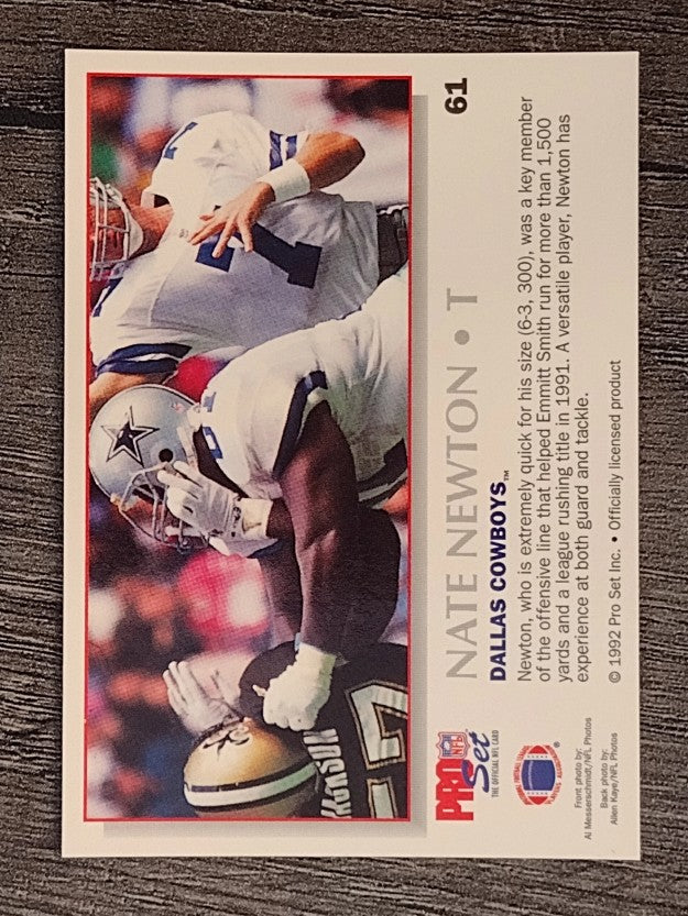 1992 Power #61 Nate Newton