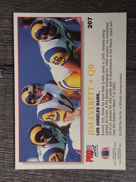 1992 Power #207 Jim Everett