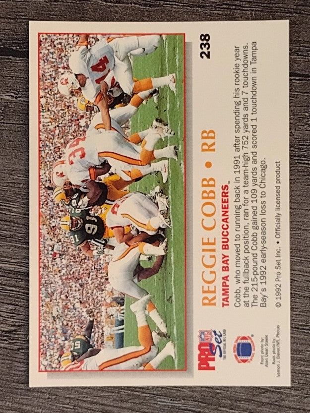 1992 Power #238 Reggie Cobb