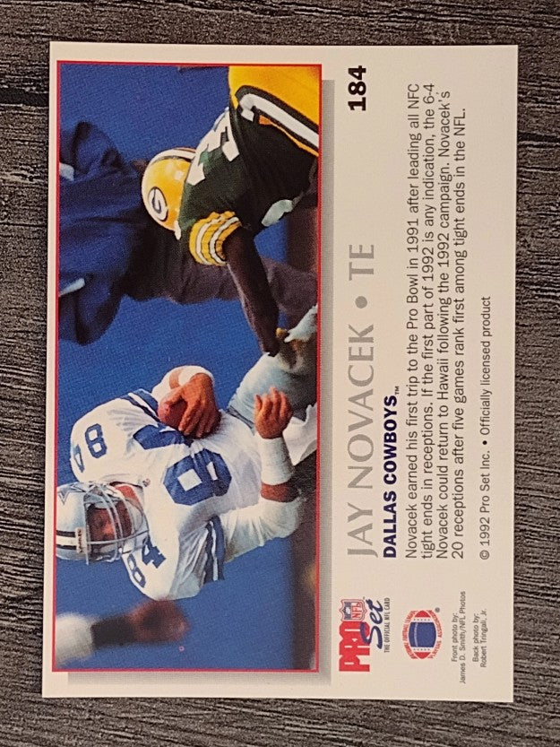 1992 Power #184 Jay Novacek