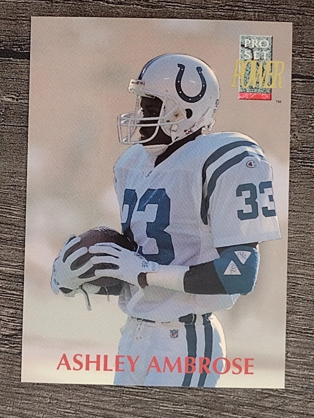 1992 Power #309 Ashley Ambrose RC