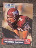 1991 Pro Set WLAF Inserts #17 Kevin Sweeney