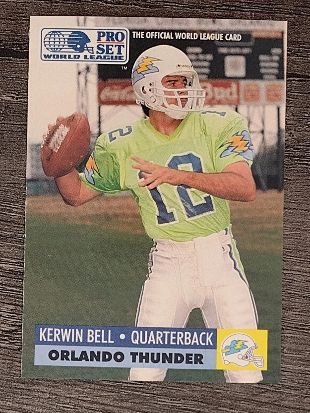 1991 Pro Set WLAF Inserts #22 Kerwin Bell