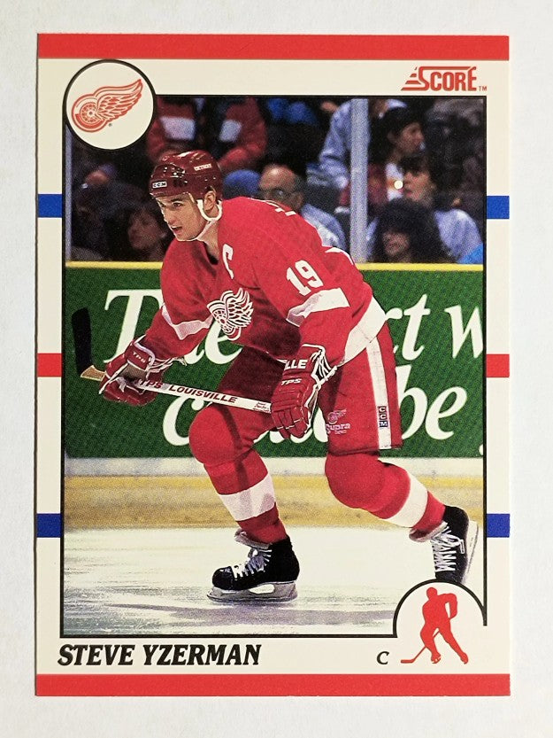 1990-91 Score Canadian #3 Steve Yzerman