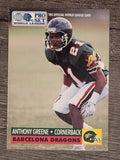 1991 Pro Set WLAF Inserts #5 A.J. Green