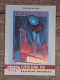 1990 Pro Set Theme Art #17 Super Bowl XVII