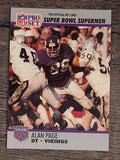 1990-91 Pro Set Super Bowl 160 #86 Alan Page
