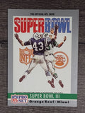 1990 Pro Set Theme Art #3 Super Bowl III