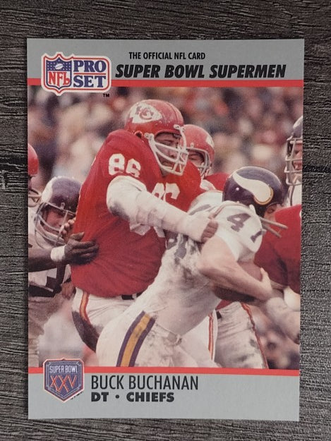 1990-91 Pro Set Super Bowl 160 #81 Buck Buchanan