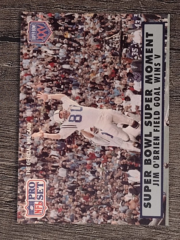 1990-91 Pro Set Super Bowl 160 #140 Jim O'Brien