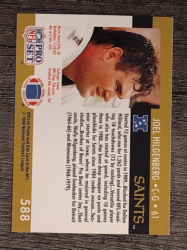 1990 Pro Set #588 Joel Hilgenberg RC