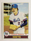 1979 Topps #334 Craig Swan (VGEX)