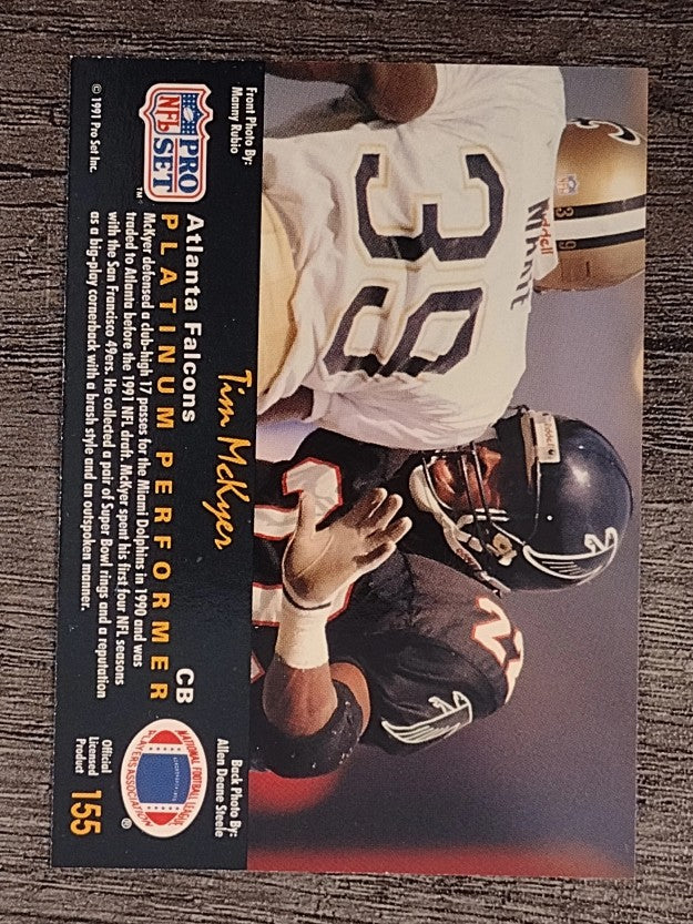 1991 Pro Set Platinum #155 Tim McKyer