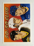 1991-92 Upper Deck #45 The 50/50 Club/Mario Lemieux/Wayne Gretzky/Brett Hull