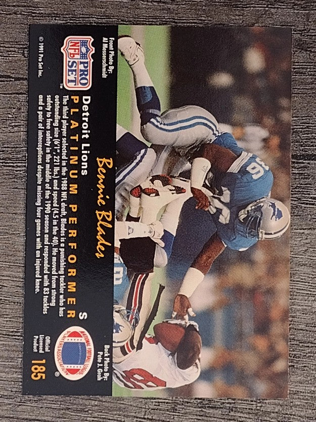 1991 Pro Set Platinum #185 Bennie Blades