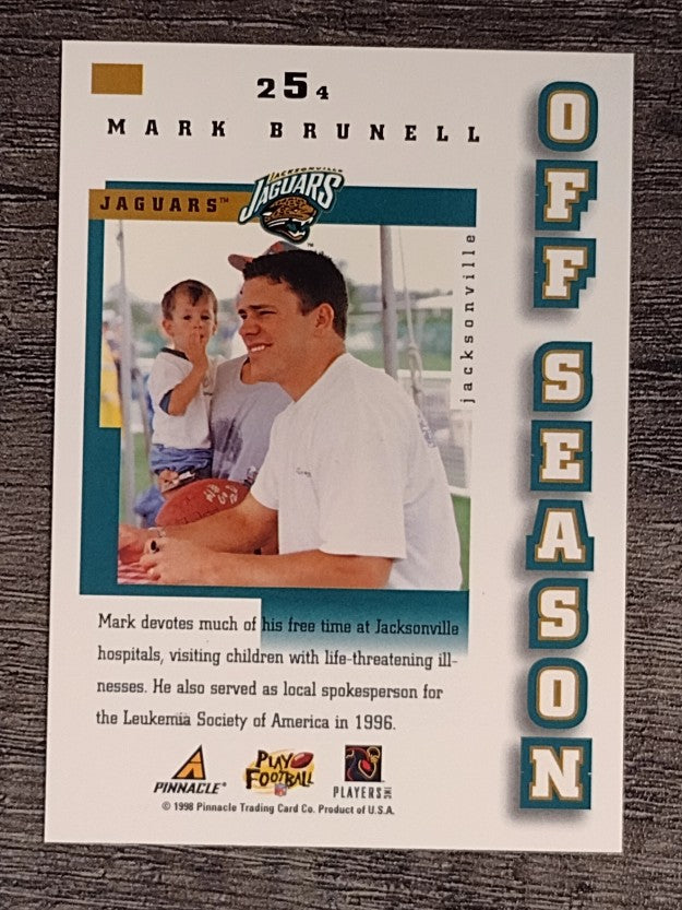 1998 Score #254 Mark Brunell OS