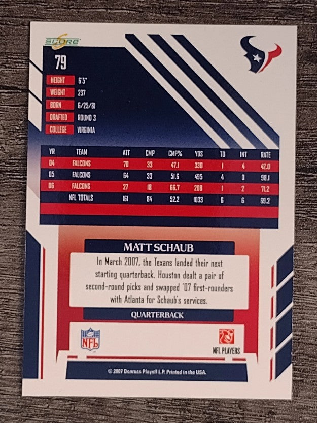 2007 Select #79 Matt Schaub