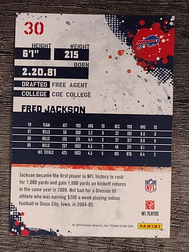 2010 Score #30 Fred Jackson