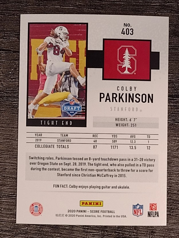 2020 Score #403 Colby Parkinson RC