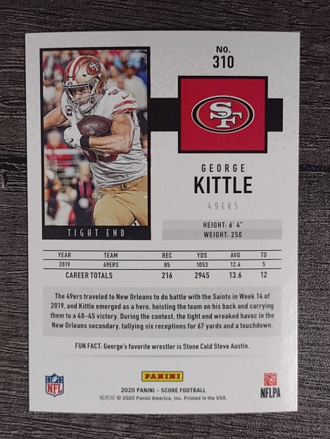 2020 Score #310 George Kittle
