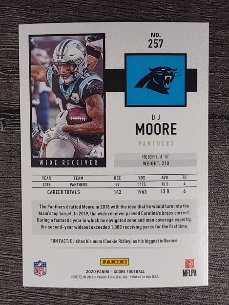 2020 Score #257 D.J. Moore