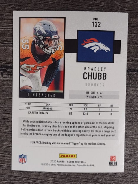 2020 Score #132 Bradley Chubb