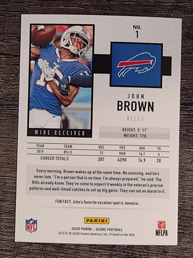 2020 Score #1 John Brown
