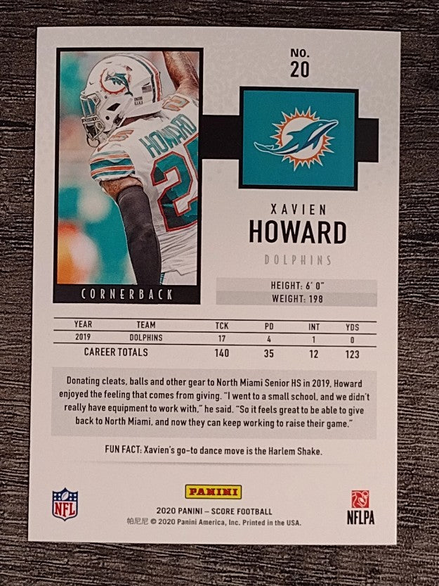 2020 Score #20 Xavien Howard