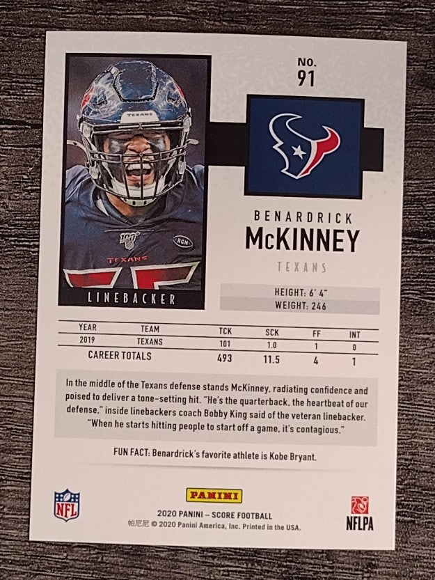 2020 Score #91 Benardrick McKinney