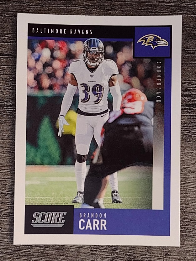 2020 Score #52 Brandon Carr
