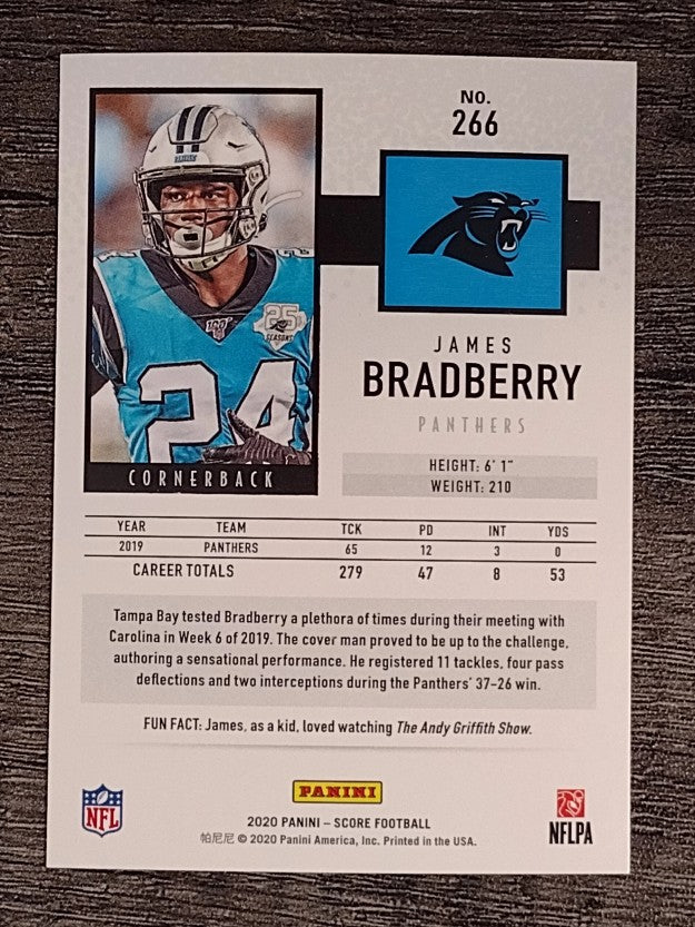 2020 Score #266 James Bradberry