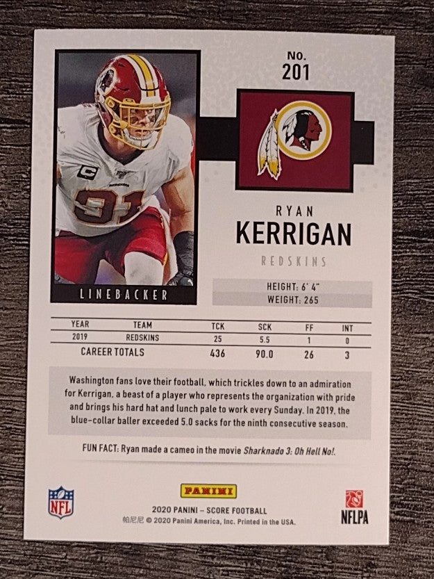 2020 Score #201 Ryan Kerrigan