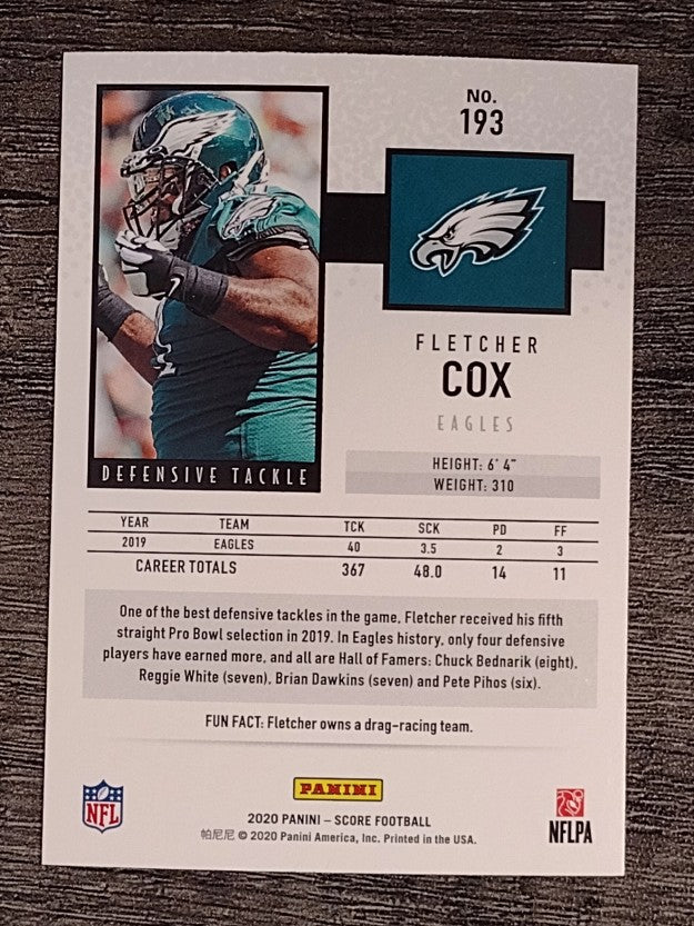 2020 Score #193 Fletcher Cox