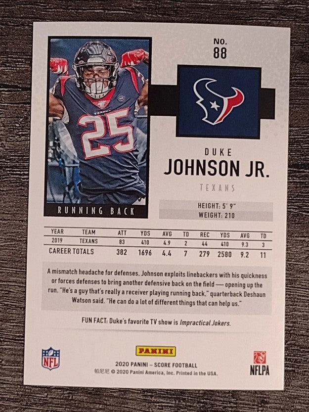 2020 Score #88 Duke Johnson Jr.