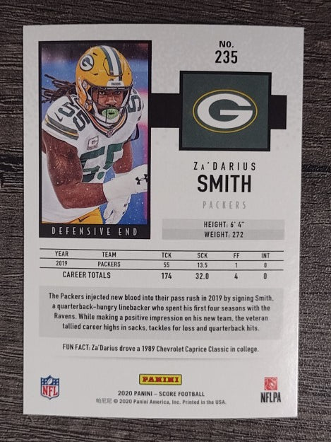 2020 Score #235 Za'Darius Smith
