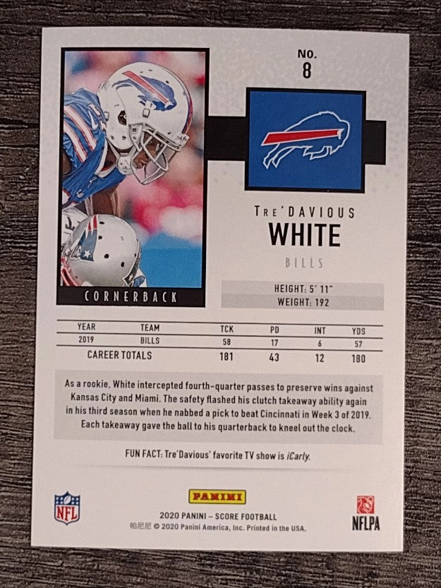2020 Score #8 Tre'Davious White