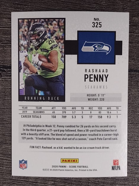 2020 Score #325 Rashaad Penny