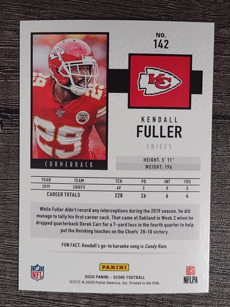 2020 Score #142 Kendall Fuller