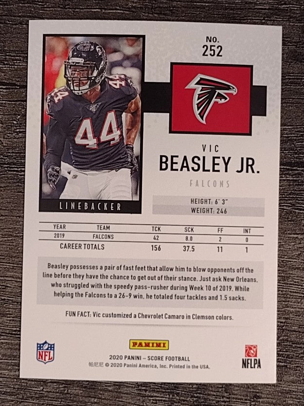 2020 Score #252 Vic Beasley Jr.