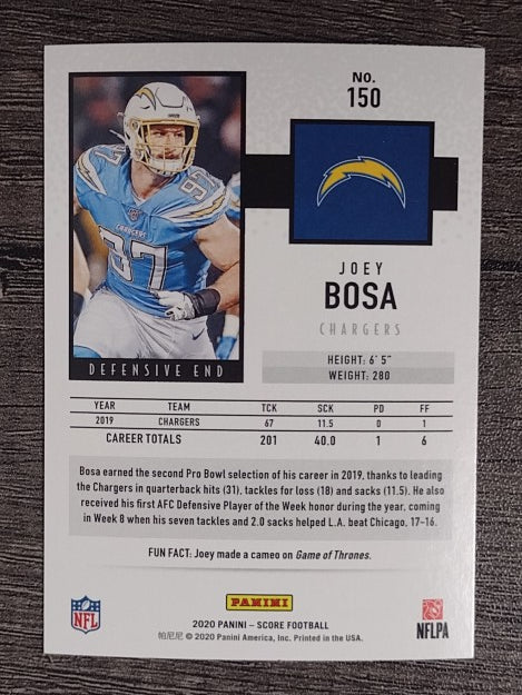 2020 Score #150 Joey Bosa