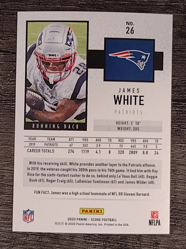 2020 Score #26 James White
