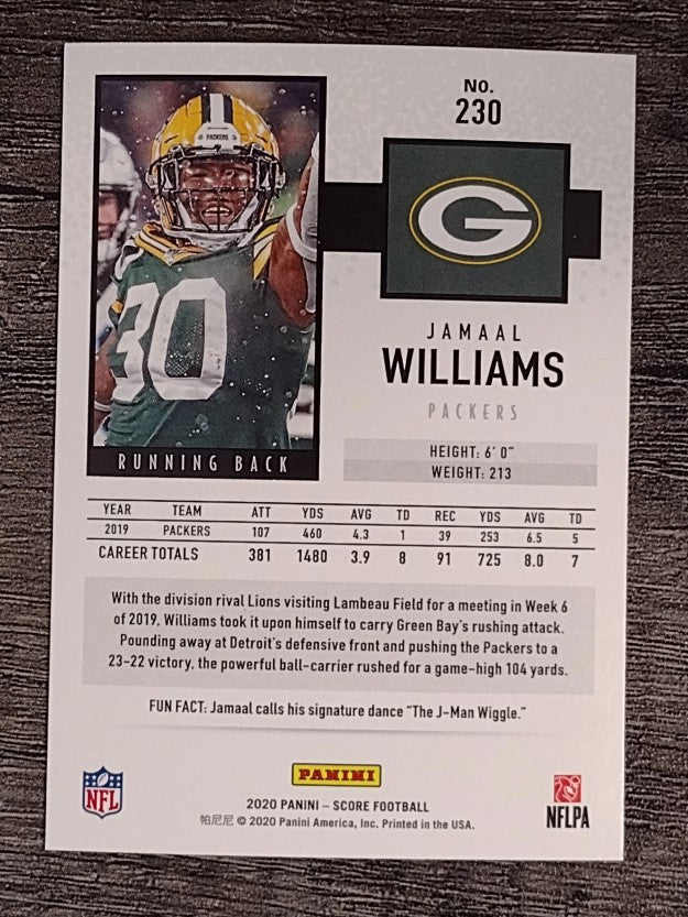 2020 Score #230 Jamaal Williams
