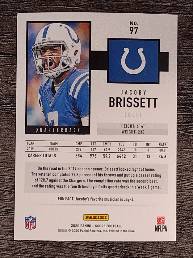 2020 Score #97 Jacoby Brissett