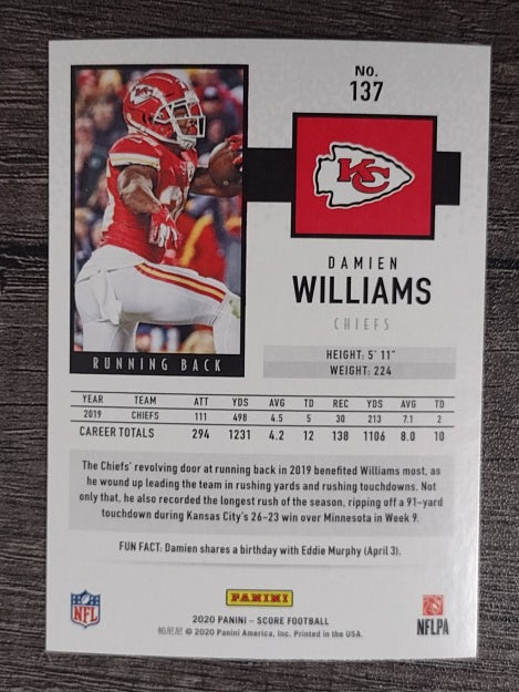 2020 Score #137 Damien Williams