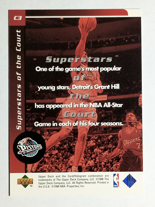 1998-99 Upper Deck Ovation Superstars of the Court #C3 Grant Hill