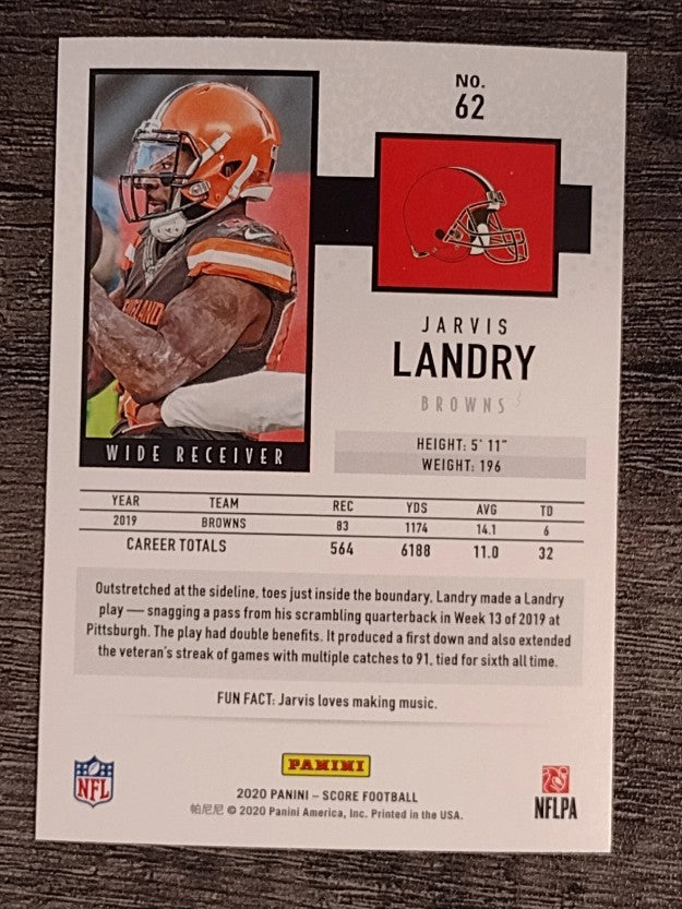 2020 Score #62 Jarvis Landry