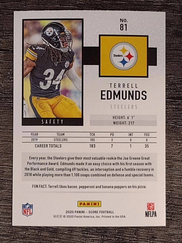 2020 Score #81 Terrell Edmunds