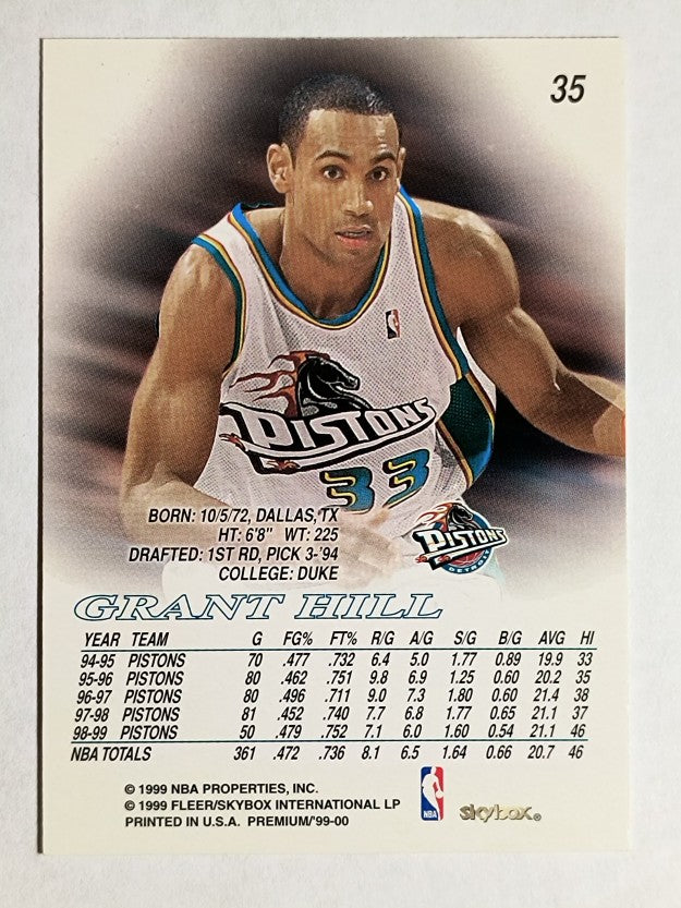 1999-00 SkyBox Premium #35 Grant Hill