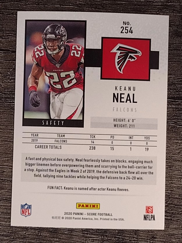 2020 Score #254 Keanu Neal